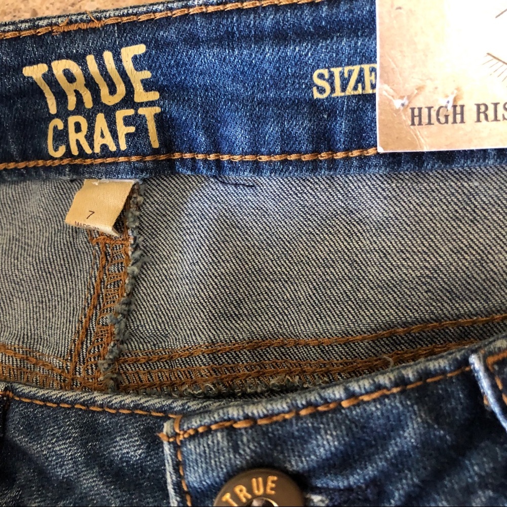 True Craft Distresses High Rise Jean Short… - Picture 4 of 7